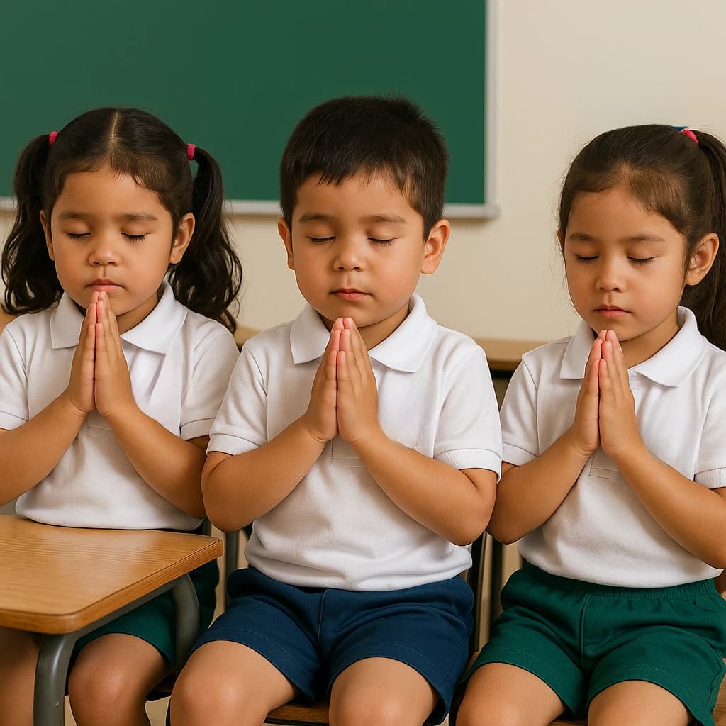 Imagen de fondo de inspiración católica